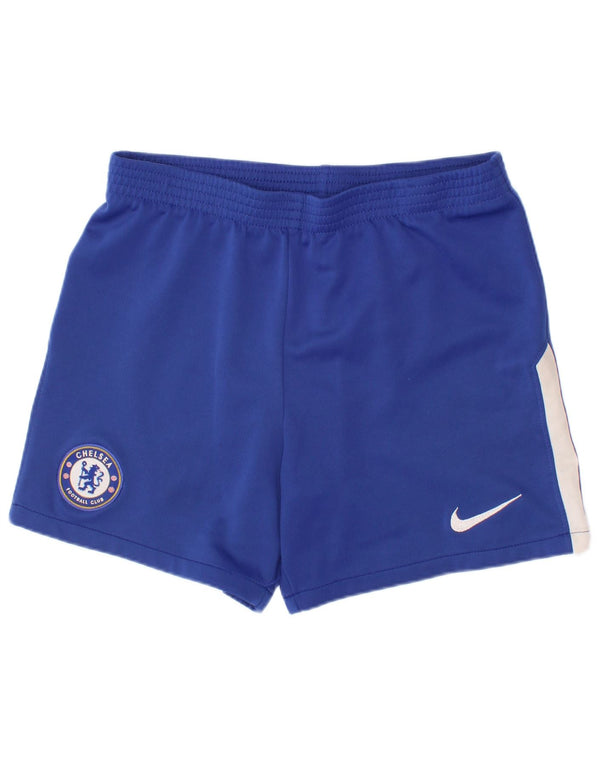 Chłopięce spodenki sportowe Nike Chelsea FC 6-7 lat, duże, niebieskie, z blokami kolorów