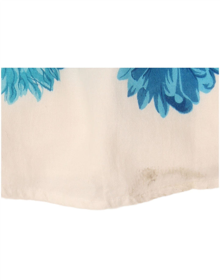 Damska sukienka plażowa Desigual UK 10, mała, w białe kwiaty