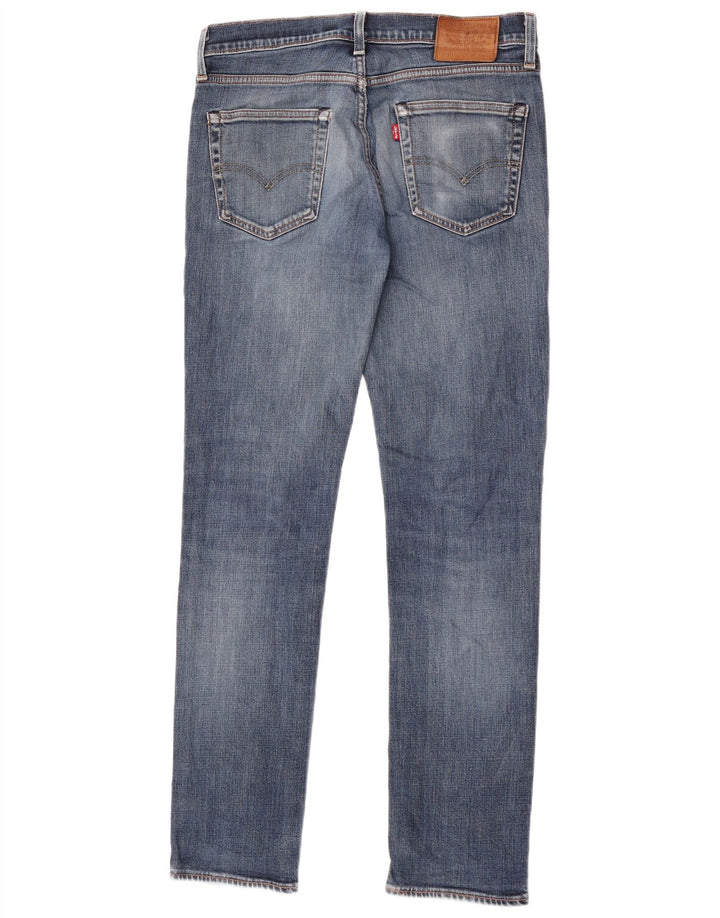 Damskie jeansy Levi's 511 Slim W32 L34 Niebieskie bawełniane