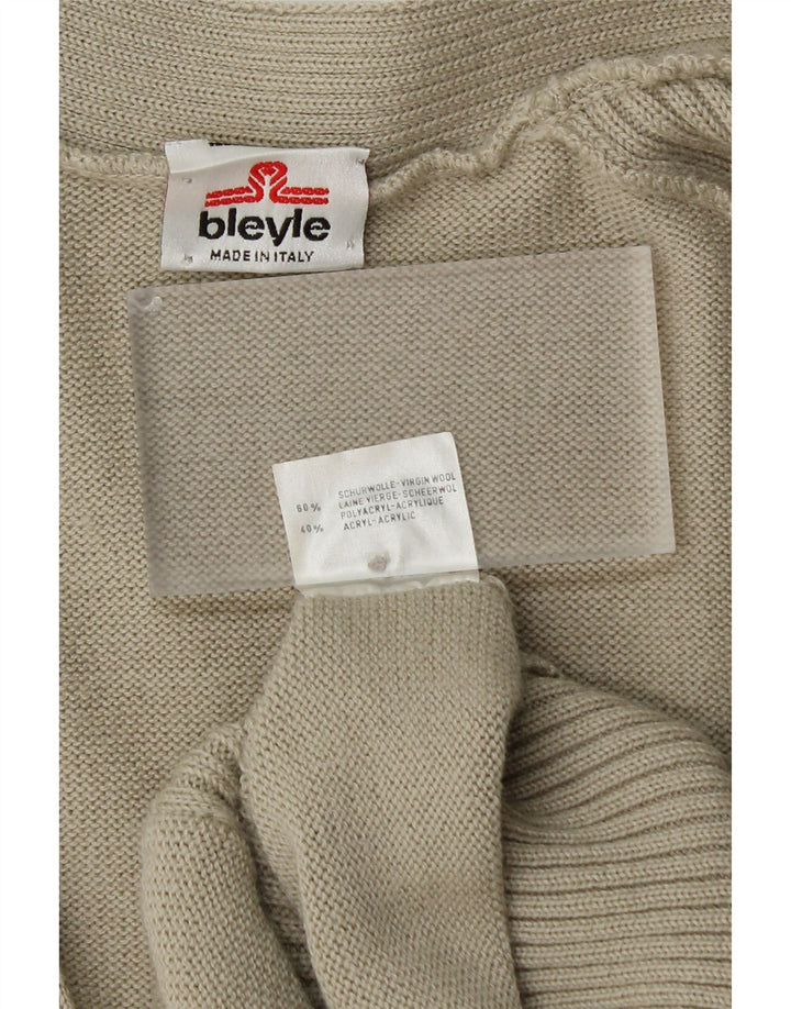 Sweter damski BLEYLE UK 20 2XL Zielona dziewicza wełna