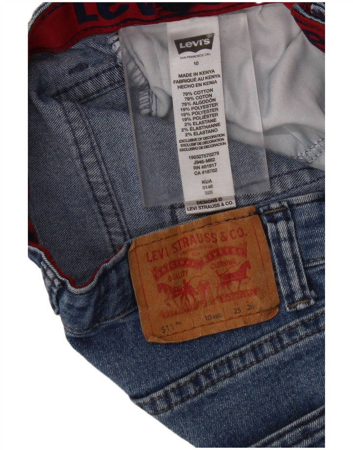 Dżinsy chłopięce LEVI'S 511 Slim 9-10 lat W25 L26 Niebieska bawełna