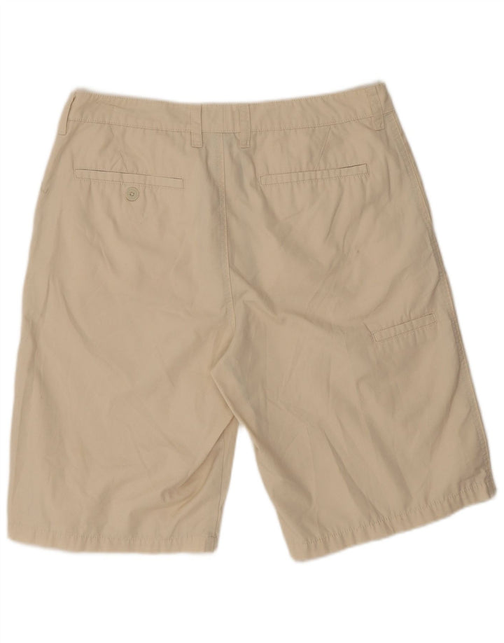 Męskie spodenki chino w stylu vintage W33 średni beżowy poliester