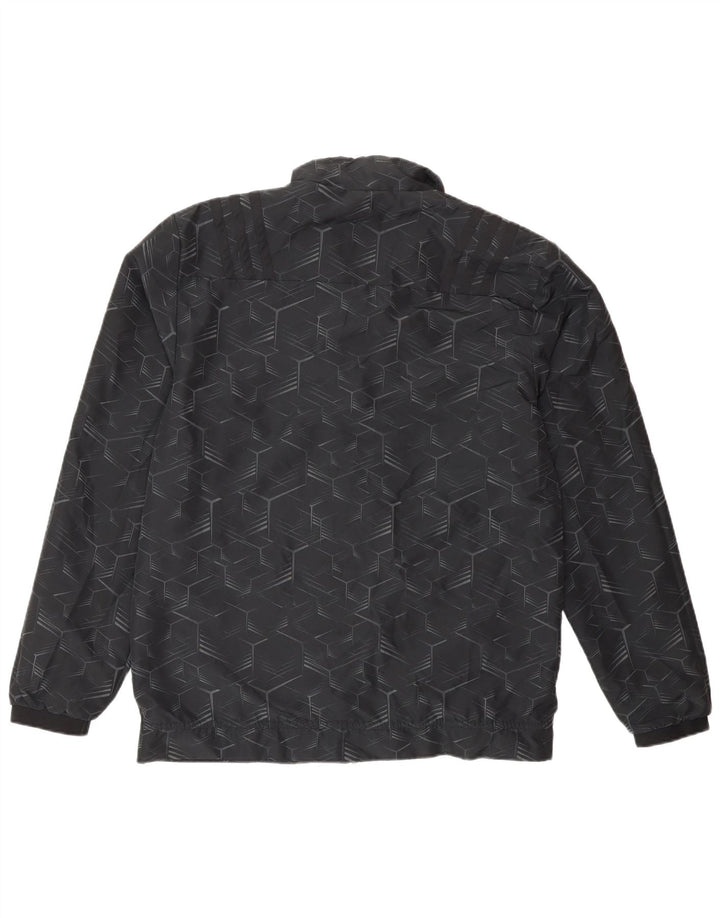 Adidas Męskie All Blacks Graphic Dres Top Kurtka Mała Czarna Geometryczna