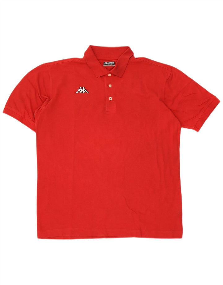 Męska koszulka polo Kappa XL czerwona