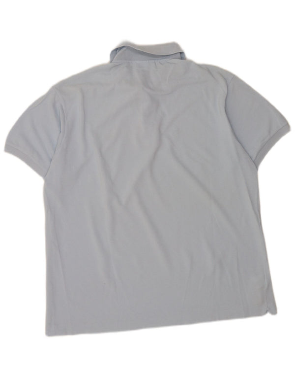Męska koszulka polo Lacoste o klasycznym kroju, rozmiar 6 XL, niebieska, bawełniana