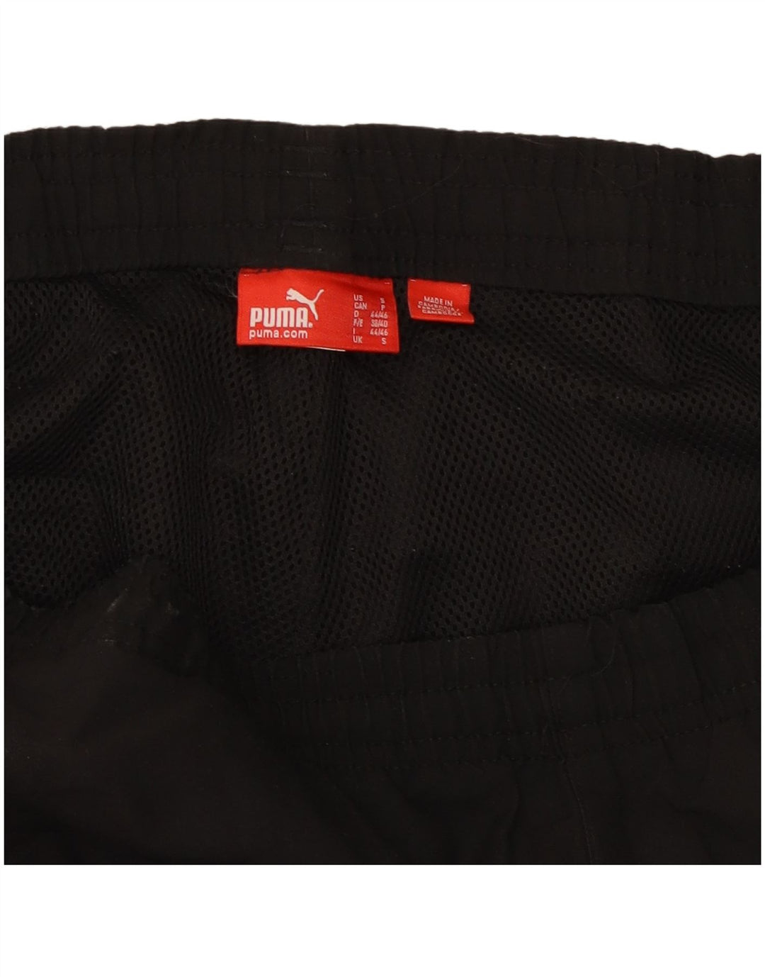 Męskie spodnie dresowe PUMA z grafiką, małe, czarne