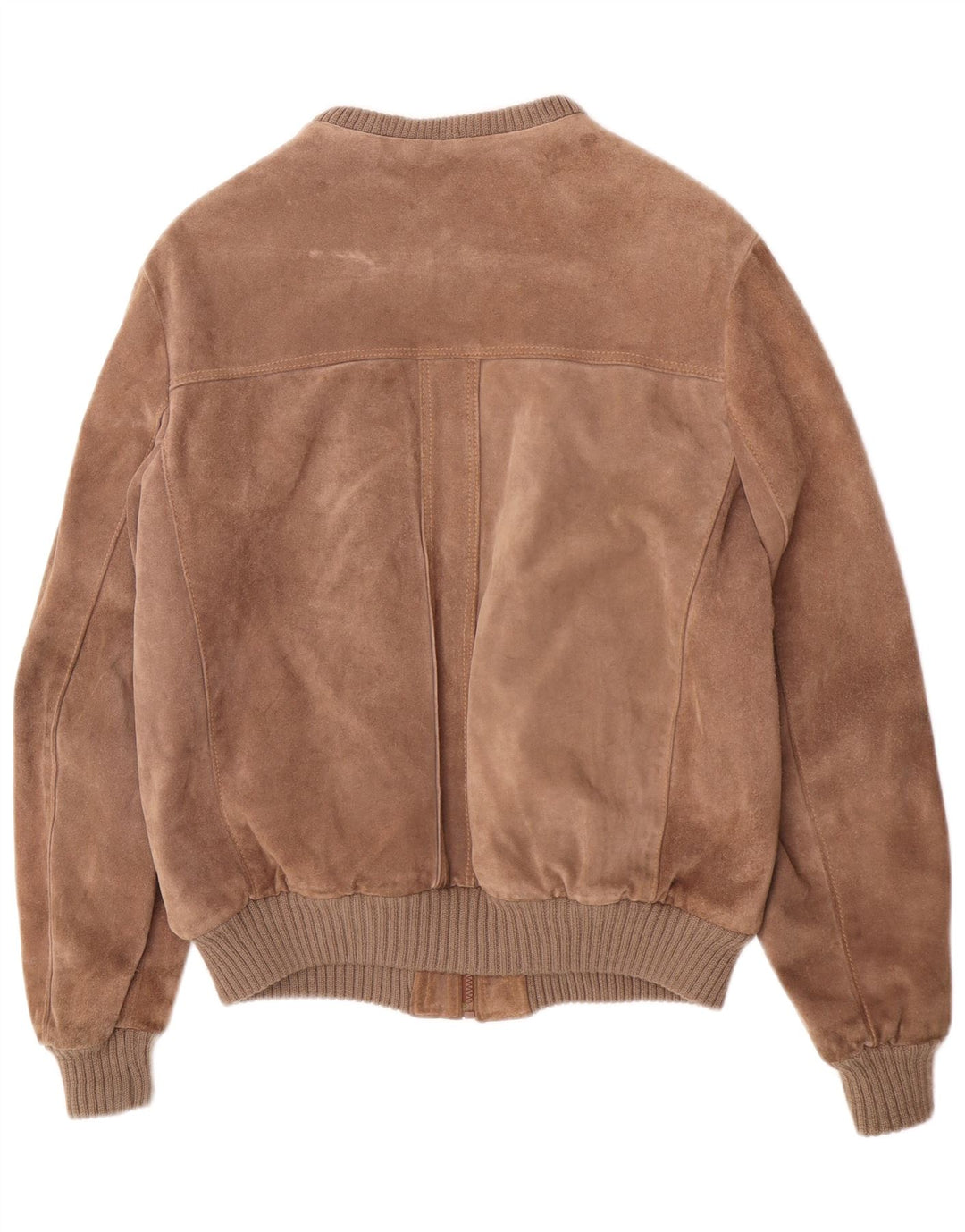 Vintage męska zamszowa kurtka bomber UK 38 średni brąz