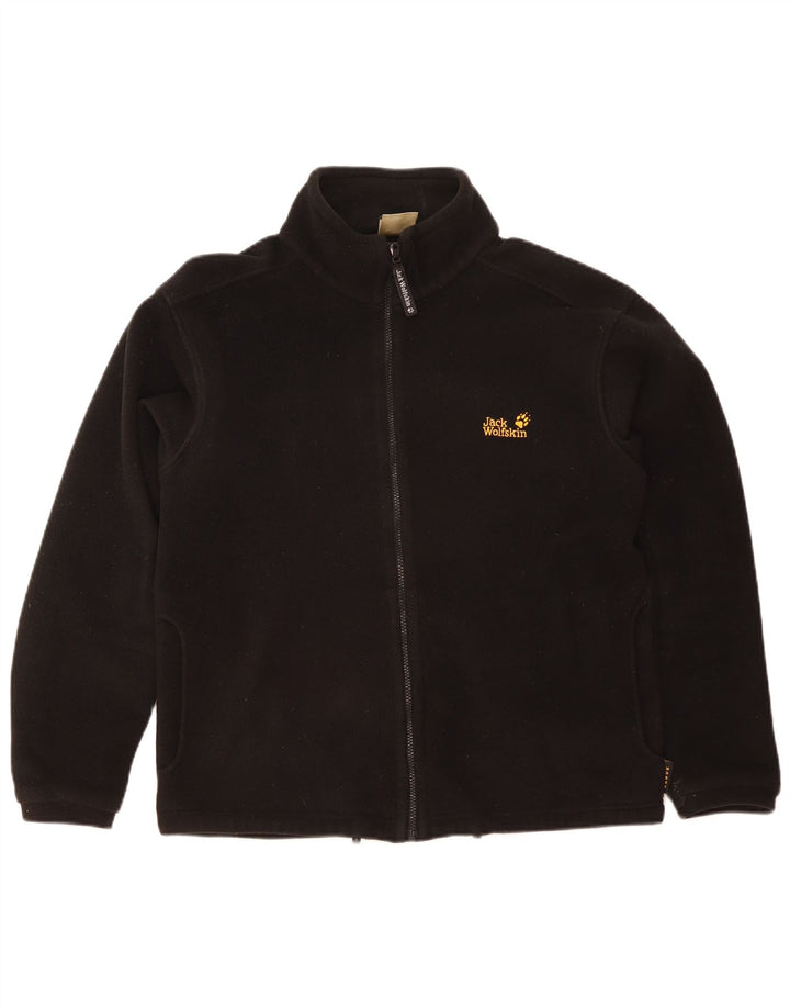 Męska kurtka polarowa Jack Wolfskin UK 36/38 Średni czarny poliester