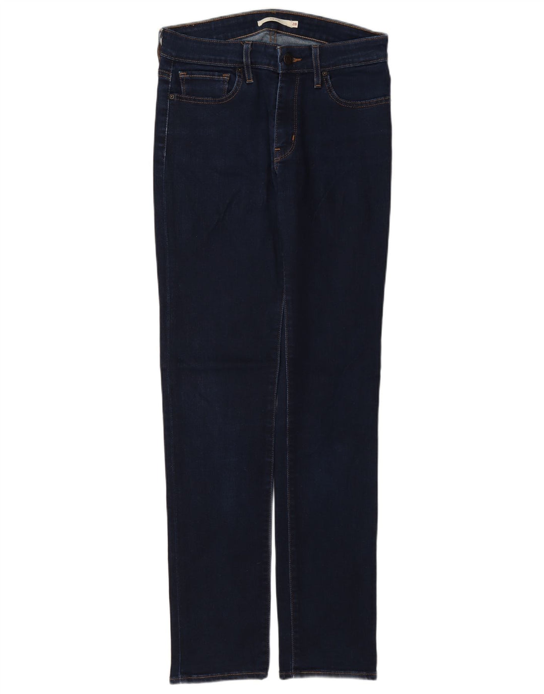 Damskie jeansy Levi's 712 Slim W28 L32 Granatowa bawełna