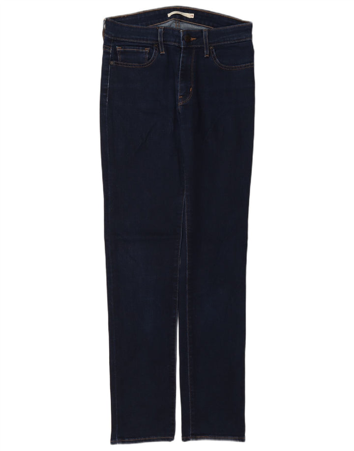 Damskie jeansy Levi's 712 Slim W28 L32 Granatowa bawełna