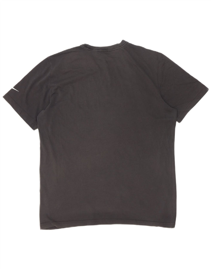 Męski T-shirt z grafiką Nike, duży, czarny
