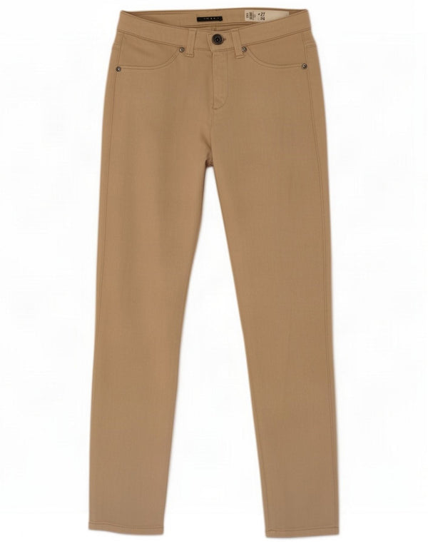 Sisley Womens Super Skinny Jegging Jeans W27 L29 Khaki Cotton