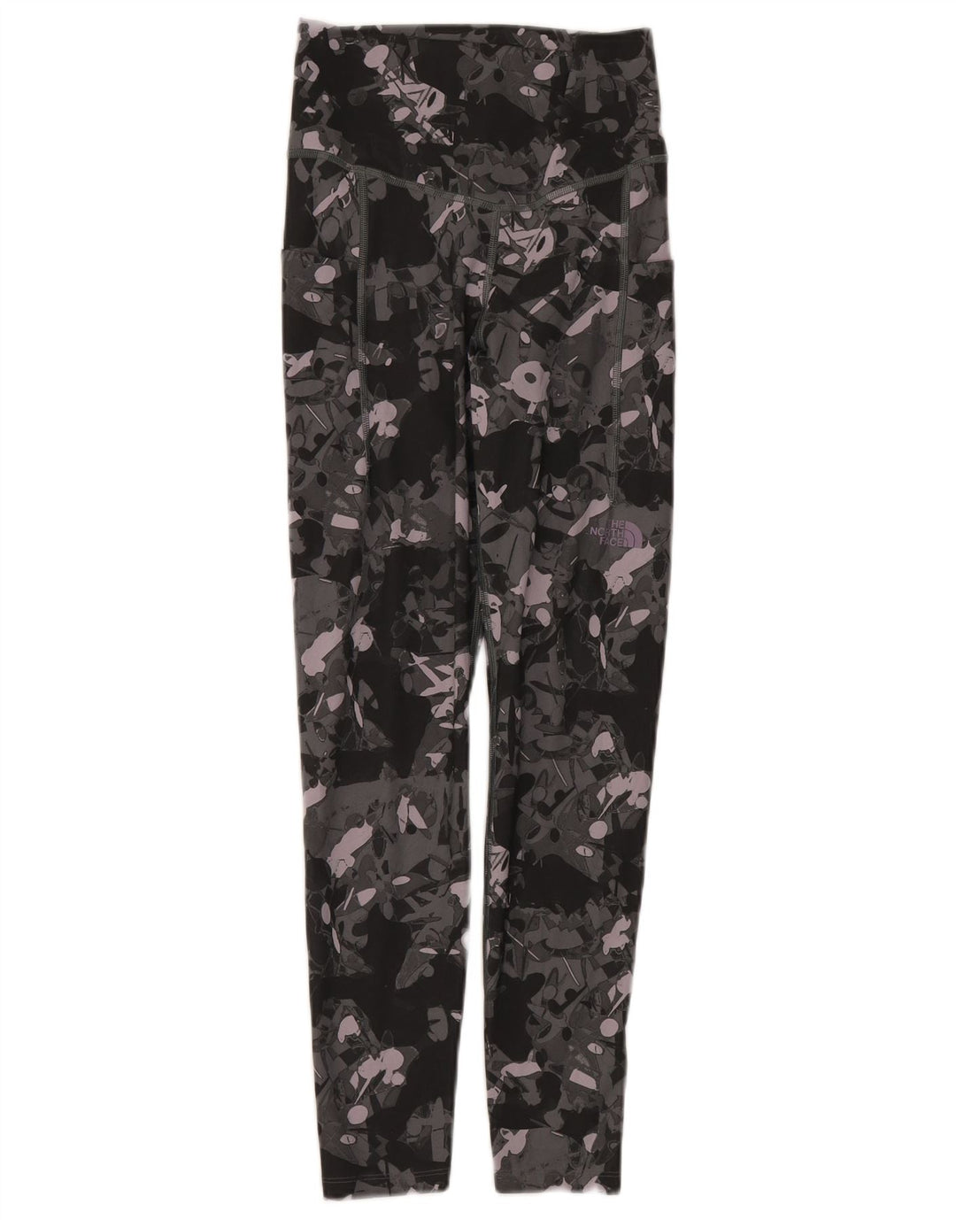 Damskie legginsy The North Face z abstrakcyjnym wzorem, UK 8, małe, wielokolorowe