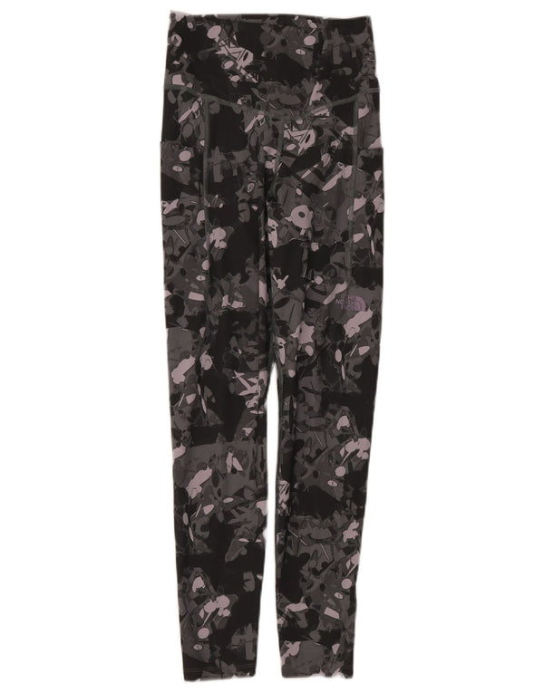 Damskie legginsy The North Face z abstrakcyjnym wzorem, UK 8, małe, wielokolorowe