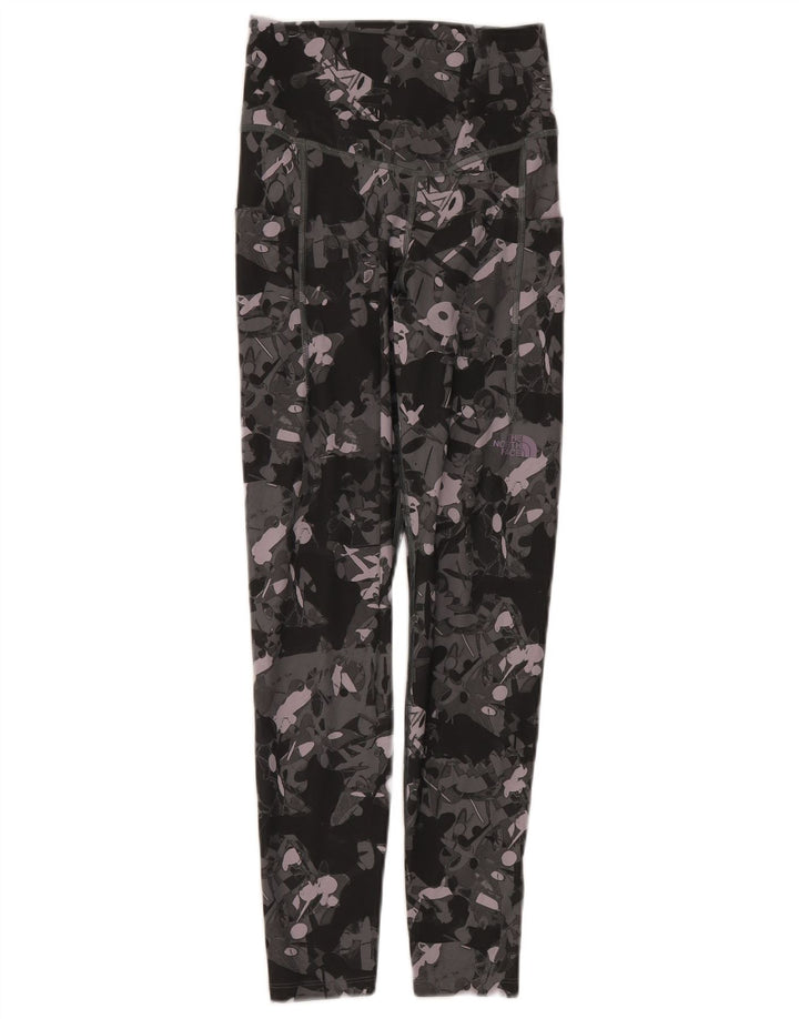Damskie legginsy The North Face z abstrakcyjnym wzorem, UK 8, małe, wielokolorowe