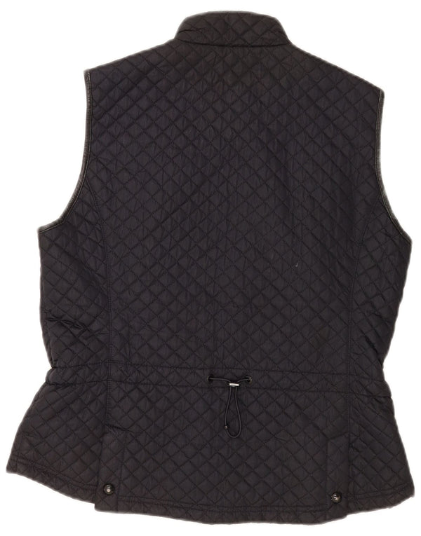 Damska pikowana kamizelka Massimo Dutti UK 18 XL, czarna, poliester