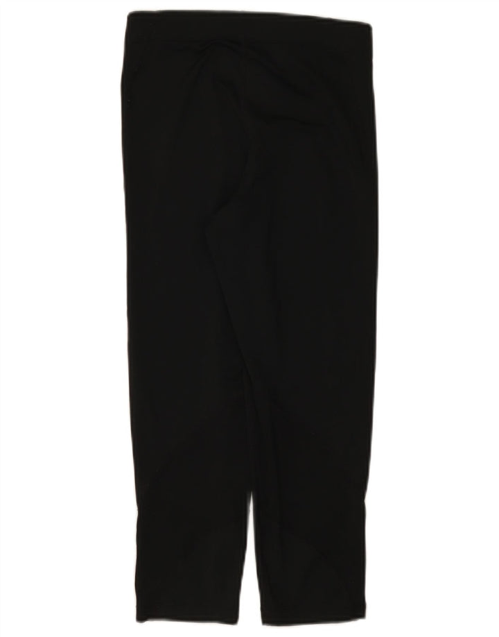 Damskie legginsy Nike Dri Fit Graphic Capri UK 8, małe, czarne, poliestrowe