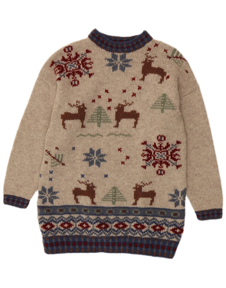 Damski sweter River Island z golfem, EU 36/38, mały beż