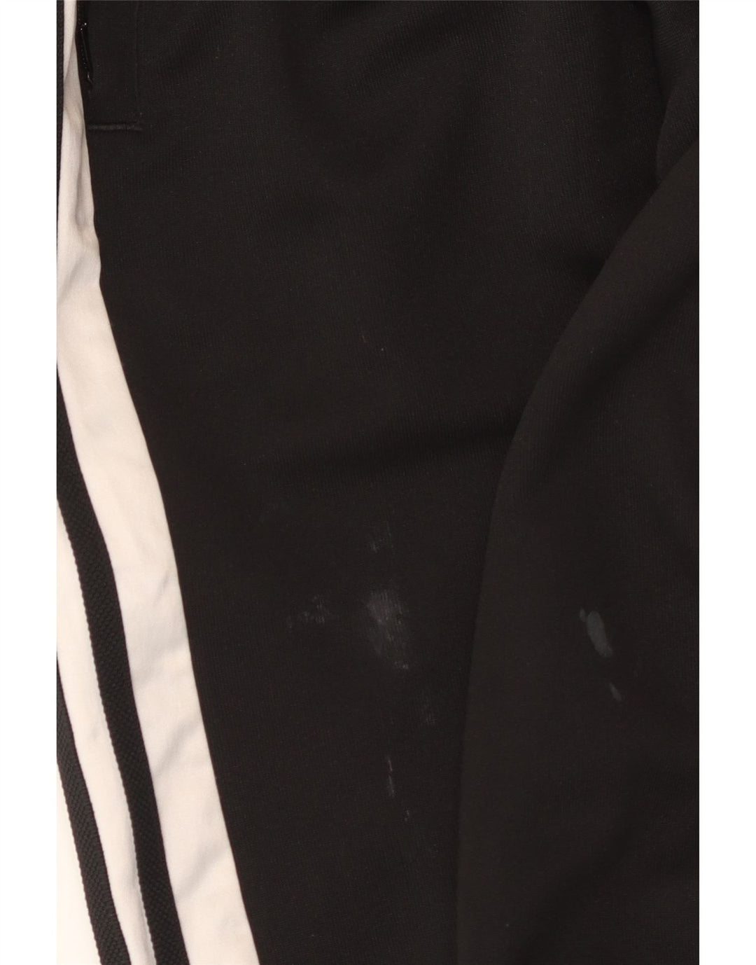 Męskie spodnie dresowe ADIDAS, małe, czarne, poliestrowe