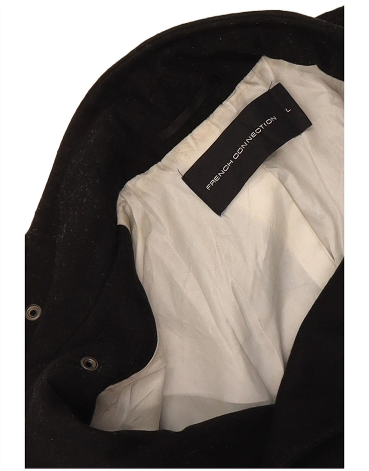 Płaszcz męski French Connection Pea Coat UK 40, duży, czarny