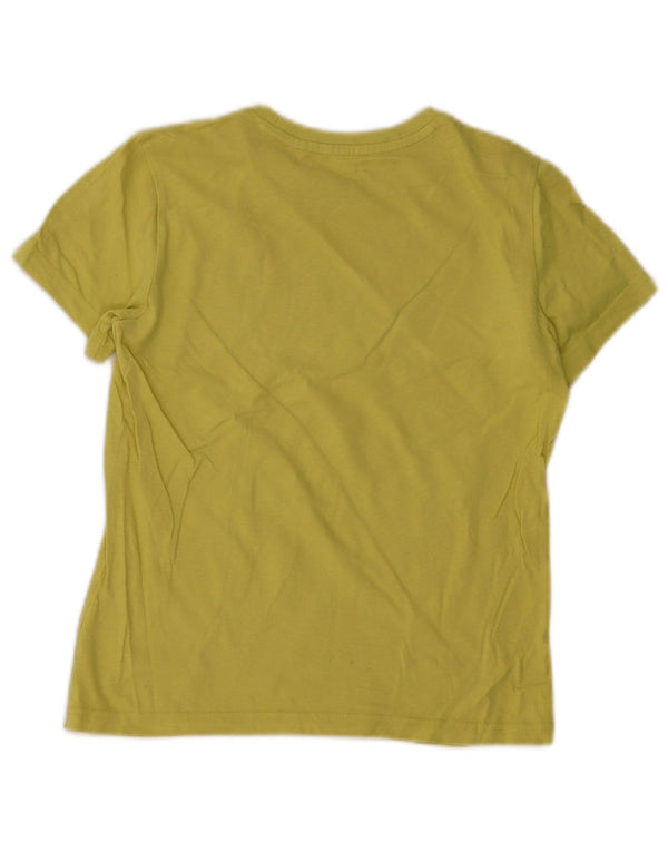 Chłopięcy T-shirt z grafiką Puma, 11-12 lat, żółta bawełna