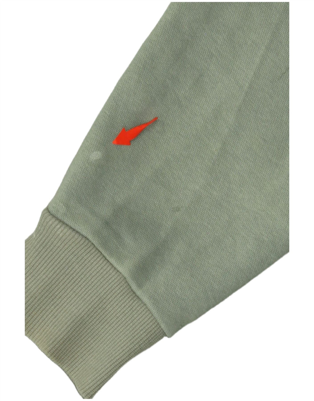 Damski sweter Reebok Crop Asymetryczna bluza z kapturem UK 12/14 Średnia zielona bawełna