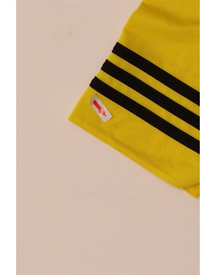 Adidas Męska koszulka Climalite Top, mała, żółta, poliester