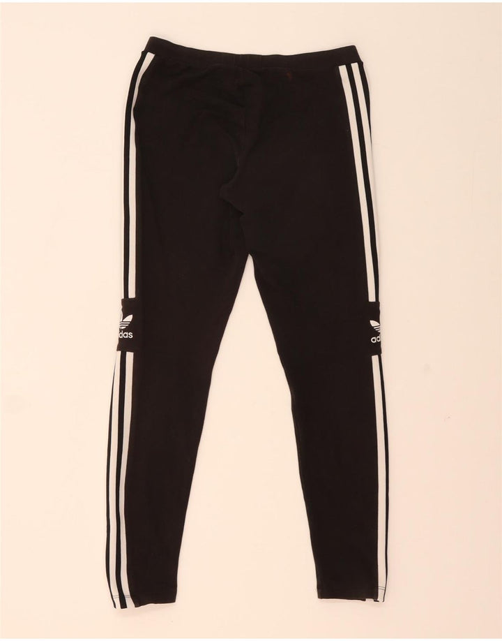 Legginsy damskie Adidas UK 14, średnie, czarne, bawełniane