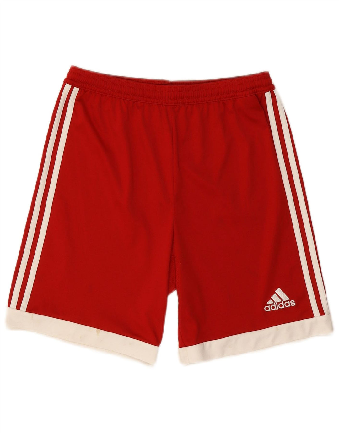 ADIDAS Boys Climacool Sport Shorts 13-14 Years  Red Colourblock Polyester