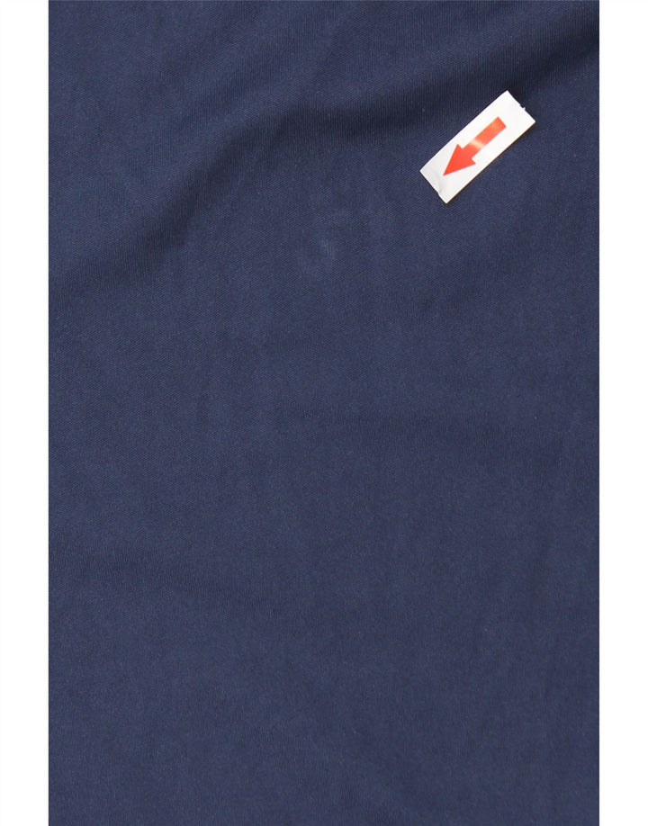 Męska koszulka Nike Dri Fit z długim rękawem, średnia, granatowa