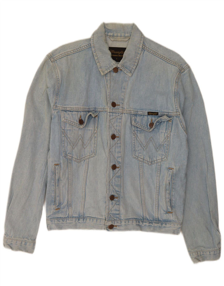 Męska kurtka dżinsowa Wrangler UK 36 Small, niebieska, bawełniana