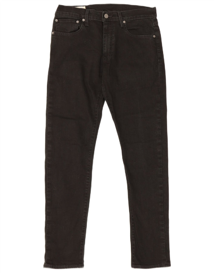 Męskie jeansy slim fit Levi's W31 L32 Czarna bawełna