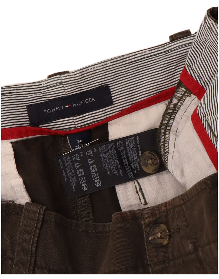 Męskie spodenki cargo Tommy Hilfiger W36, duże, brązowe, bawełniane