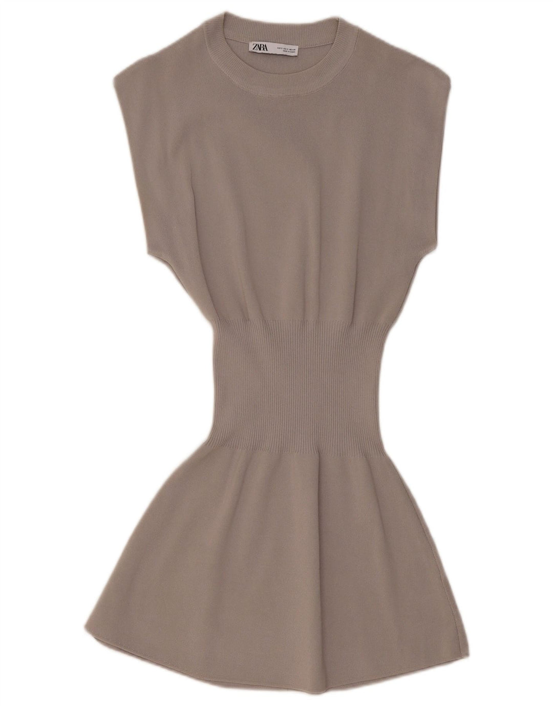 Damska sukienka sweterkowa ZARA UK 8 Small Grey