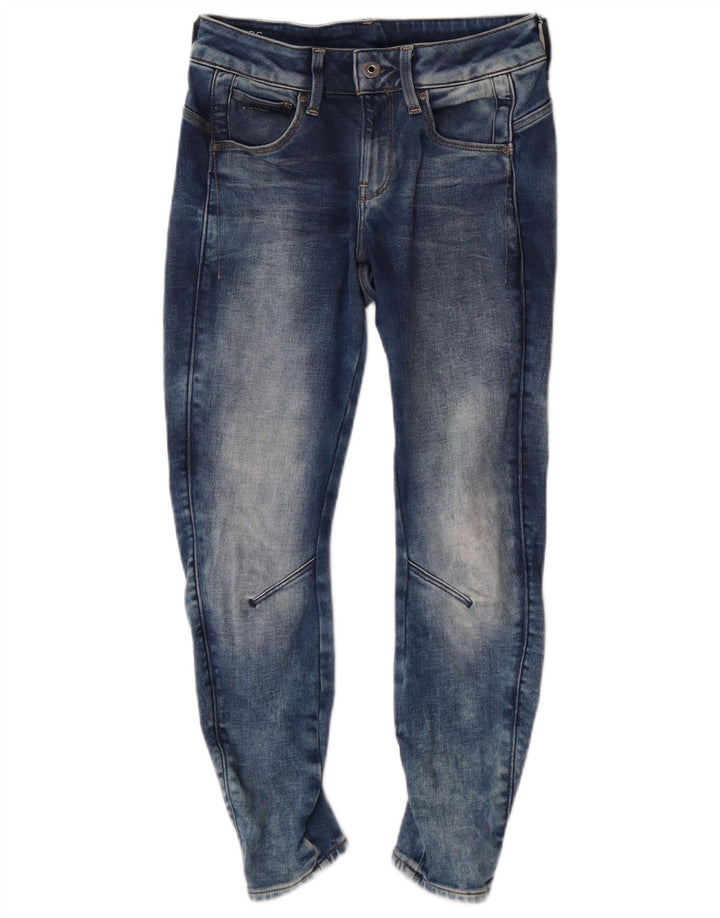 Damskie jeansy skinny G-Star W24 L24 Niebieskie bawełniane