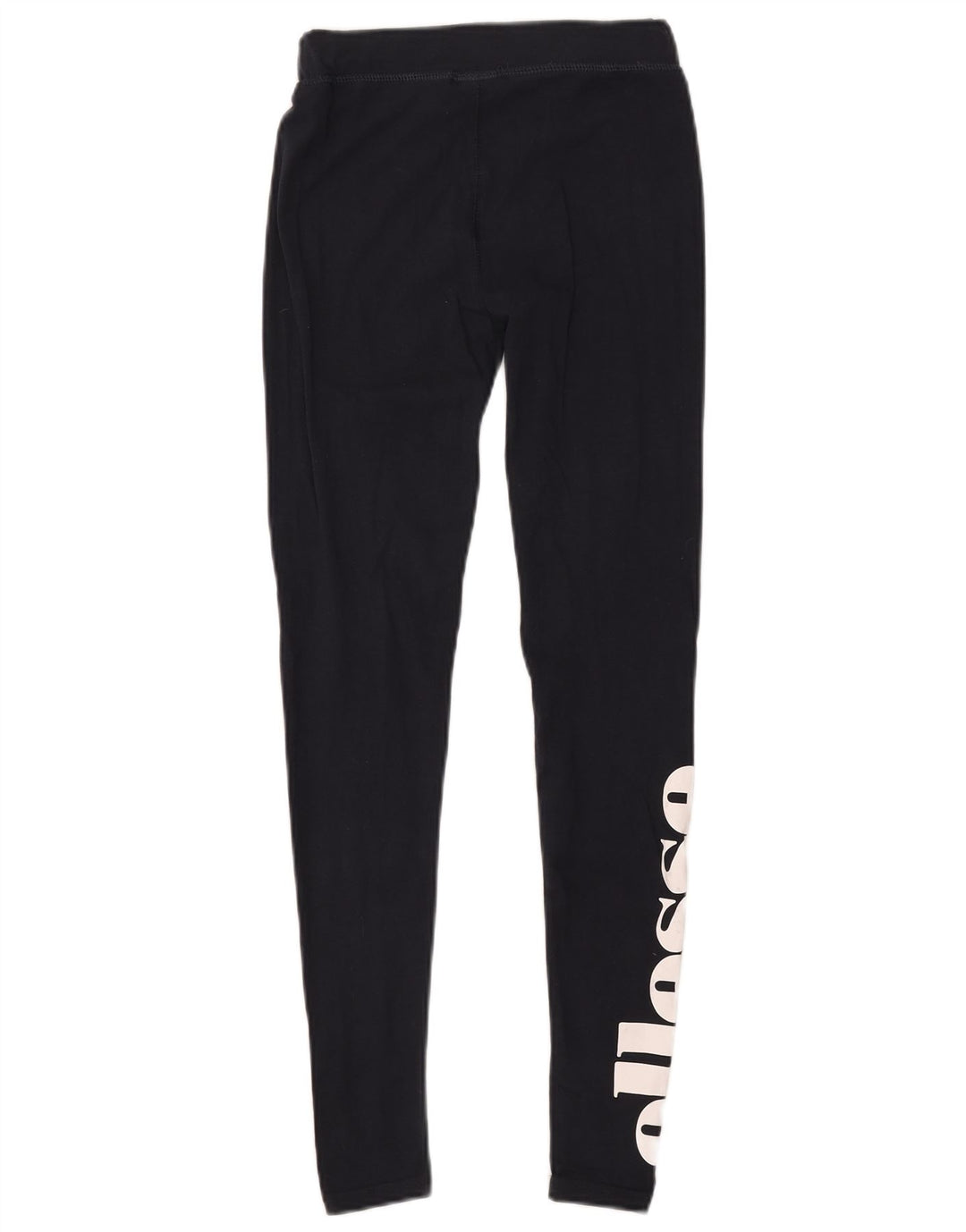 Damskie legginsy graficzne ELLESSE UK 8, małe, granatowe, bawełniane