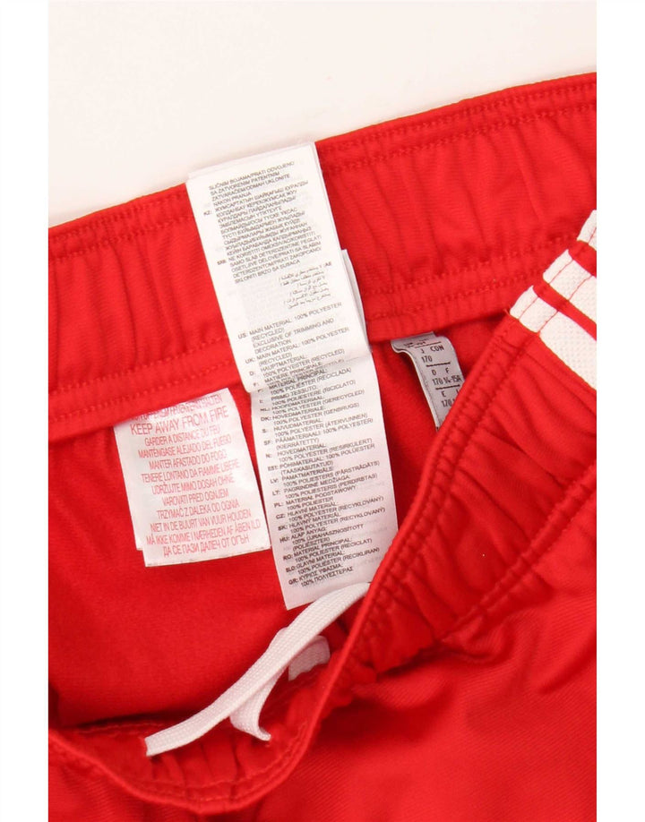 Adidas Chłopięce Spodnie Dresowe Joggery 14-15 Lat Czerwony Poliester