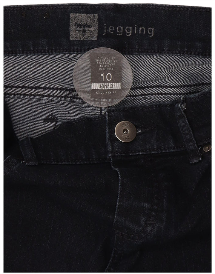 Damskie jeansy MOSSIMO Jegging US 10 Medium W34 L31 Granatowa bawełna