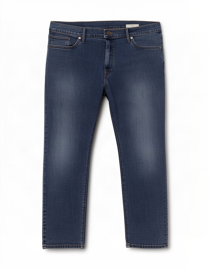 Marks & Spencer Męskie jeansy slim W38 L29 Niebieskie bawełniane