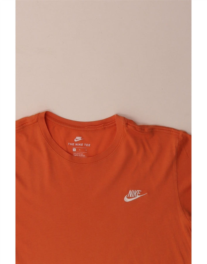 T-shirt męski Nike, średni, pomarańczowy, bawełniany