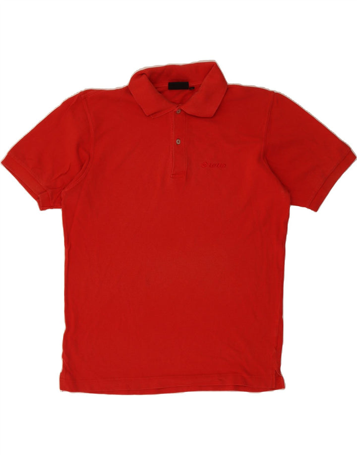 LOTTO Mens Polo Shirt XL Red Vintage Lotto and Second-Hand Lotto from Messina Hembry 