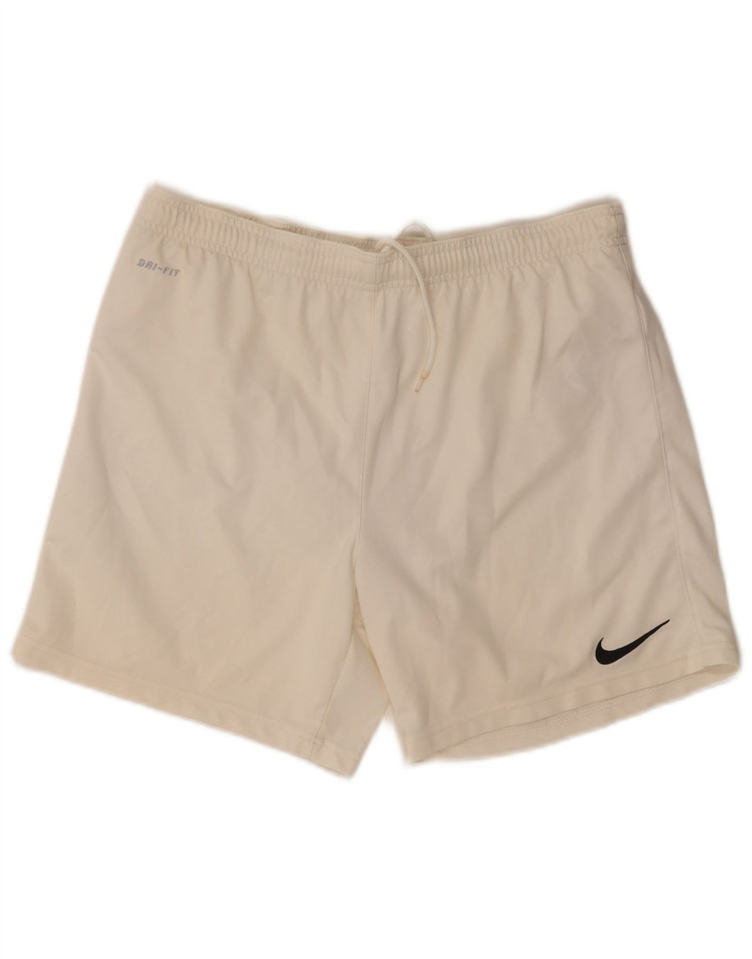 Męskie spodenki sportowe Nike Dri Fit, średni biały poliester