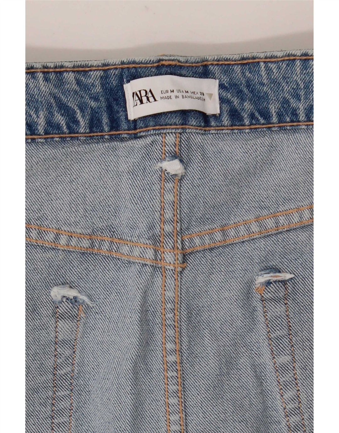 Spódnica jeansowa damska Zara Medium W28 niebieska