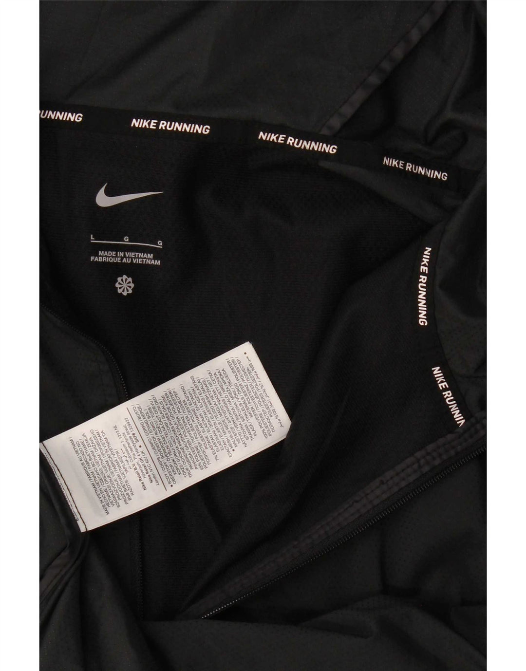 Męska bluza dresowa z kapturem Nike, duża, czarna, poliestrowa