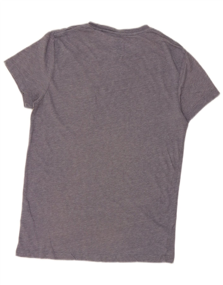 T-shirt męski Jack Wills, mały, niebieski, z bawełny w plamki