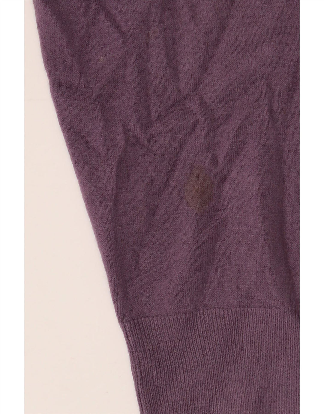 Męski sweter MARKS & SPENCER Blue Harbor z dekoltem w kształcie litery V, średniofioletowy