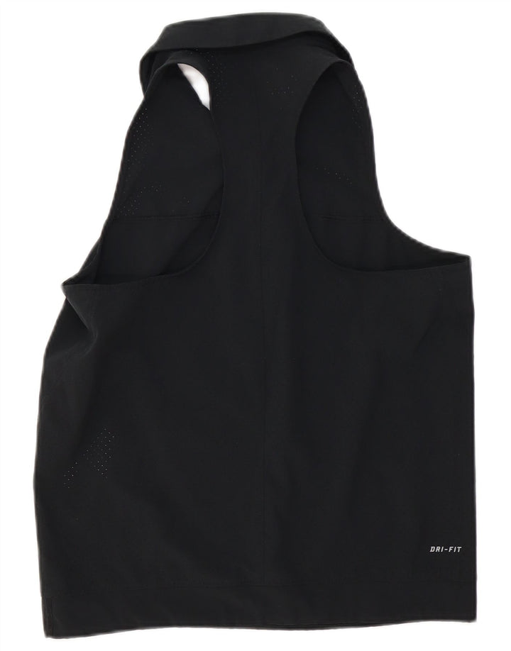 Damska kamizelka NIKE Dri Fit UK 16, duża, czarna, poliester
