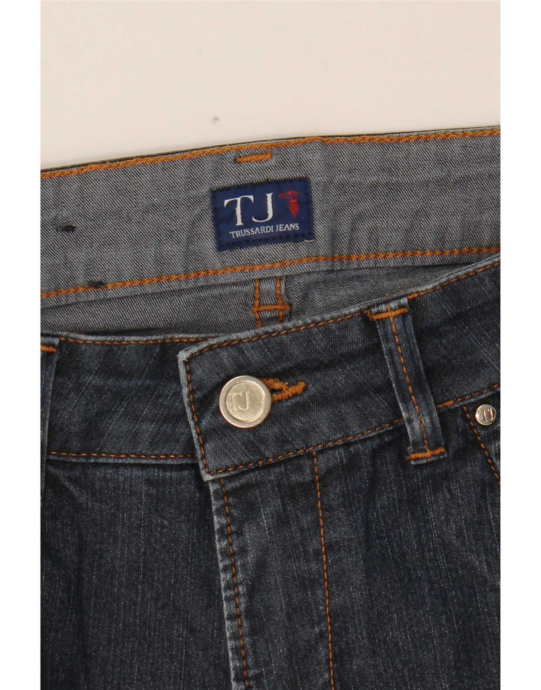 Damskie jeansy Trussardi W28 L28 Niebieskie bawełniane