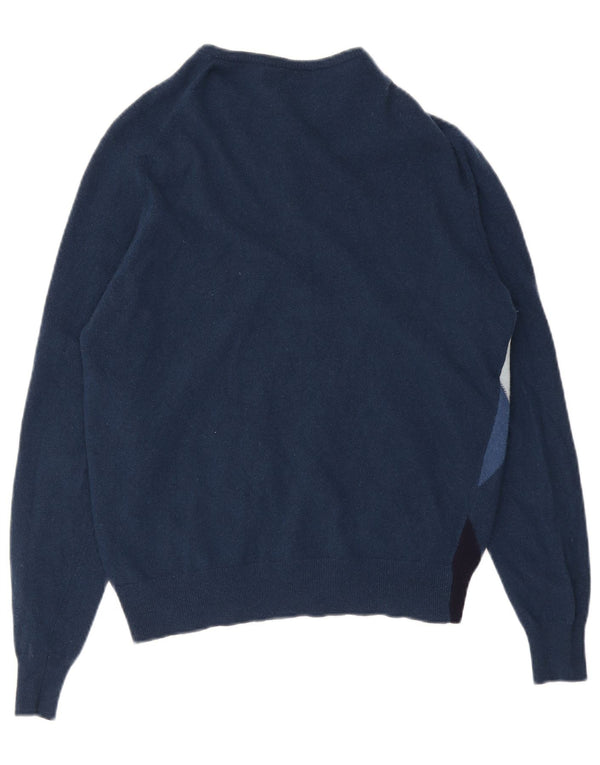 Sweter damski Pringle UK 14 Średni granatowy Argyle/Diament