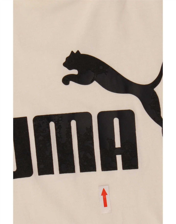 Męska koszulka z grafiką Puma Top 2XL w kolorze białym